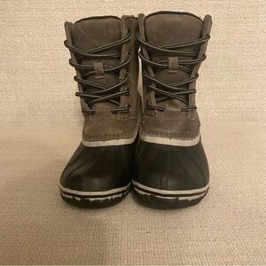 Women’s Slimpack II Lace Boot Quarry Black Waterproof Leather Sz. 6